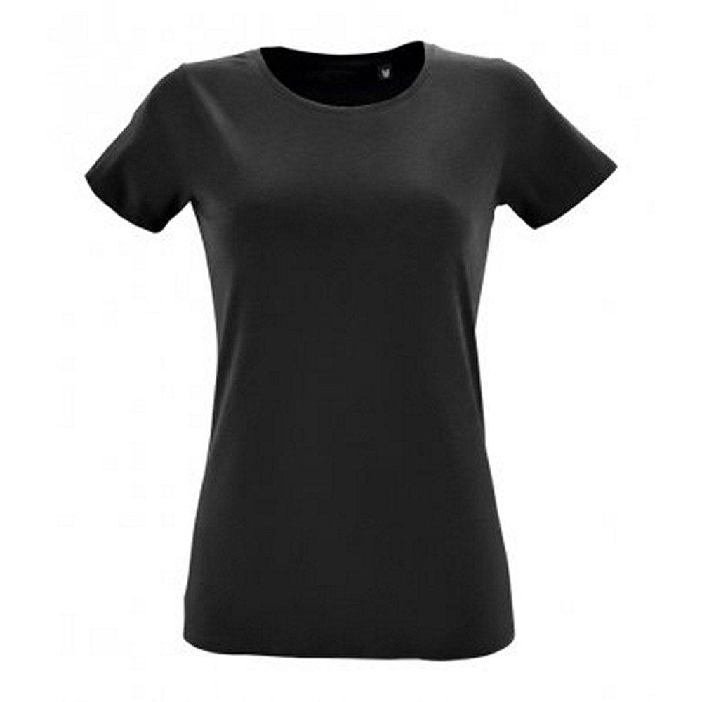 Tshirt, Kurzärmlig Damen Schwarz L von SOLS