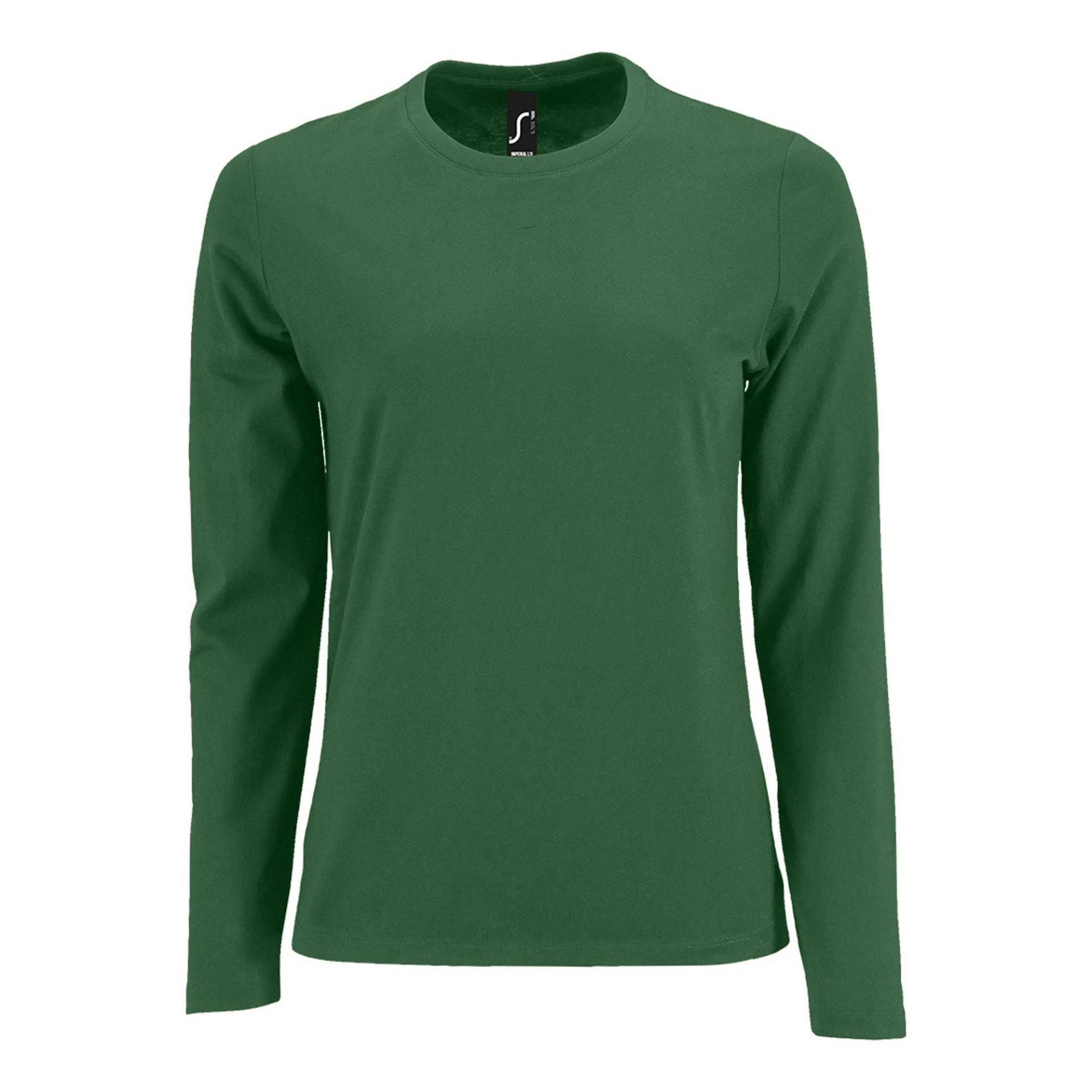 Tshirt Imperial, Langärmlig Damen Grün XXL von SOLS