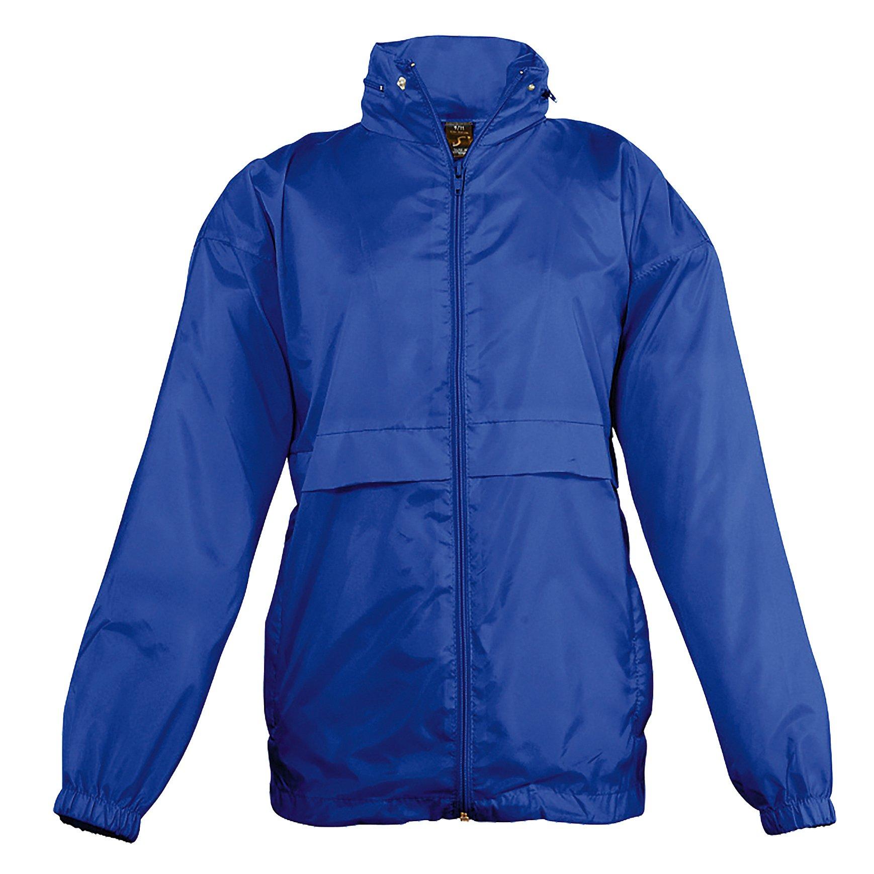 Windbreaker Jacke Surf Jungen Königsblau 128 von SOLS