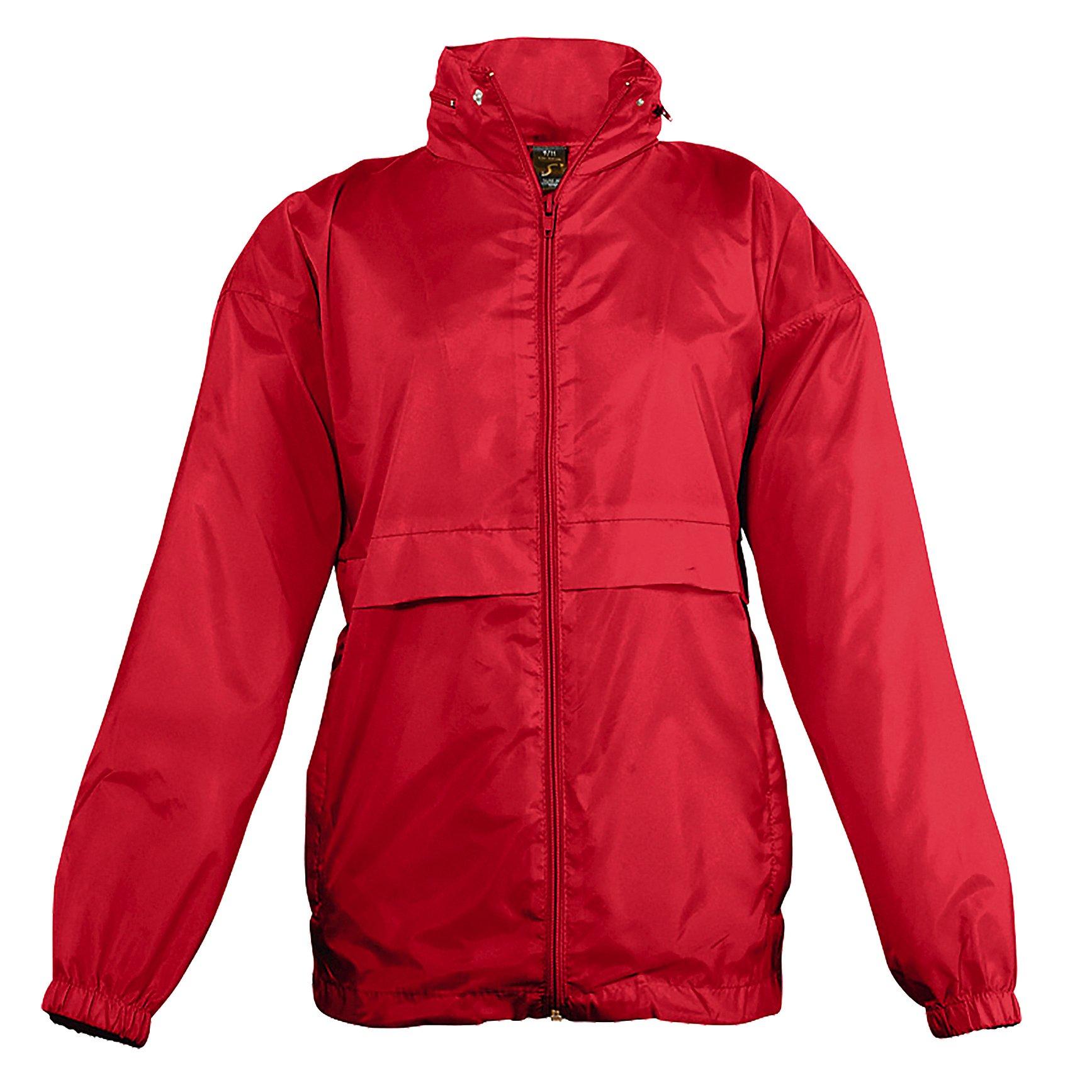 Windbreaker Jacke Surf Jungen Rot Bunt 176 von SOLS