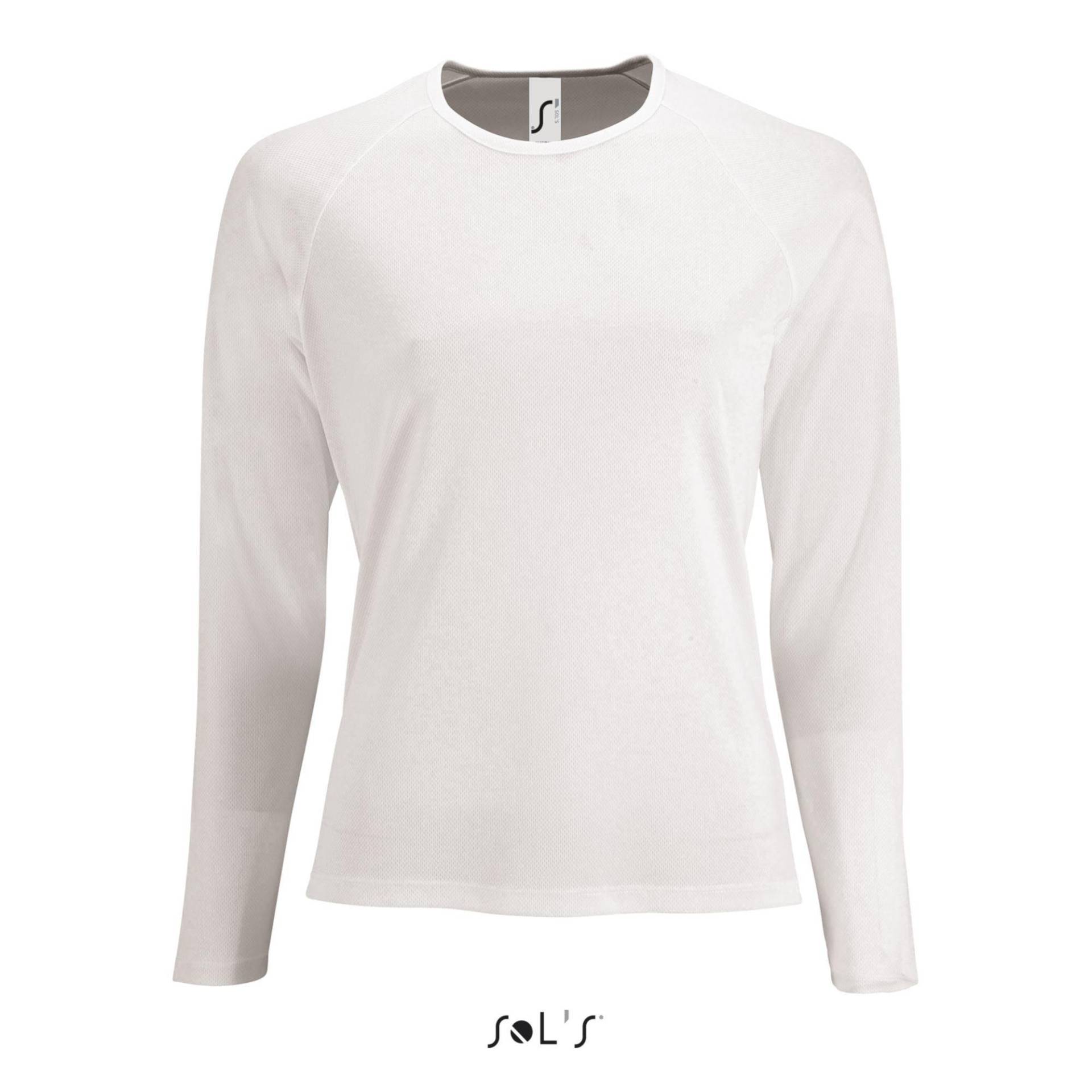 -t-shirt Sporty Lsl Damen  S von SOLS