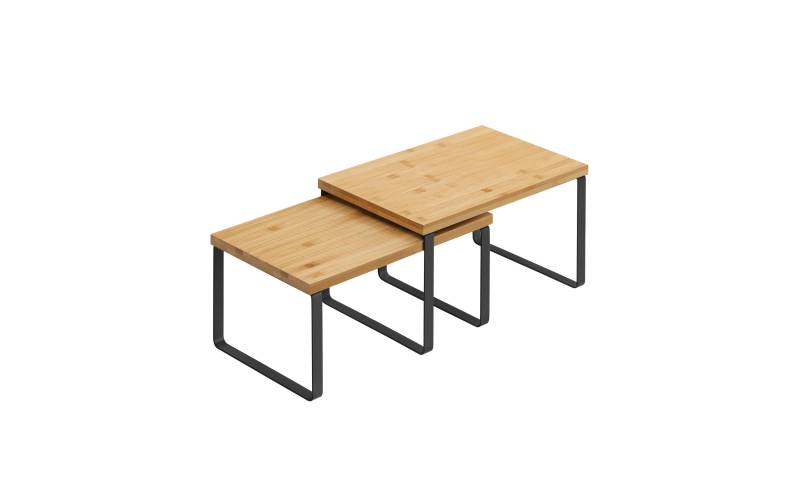 SONGMICS Regal »Songmics Regal, 2er Set, Nature-Schwarz« SONGMICS Regal »Songmics Regal, 2er Set, Nature-Schwarz« von SONGMICS