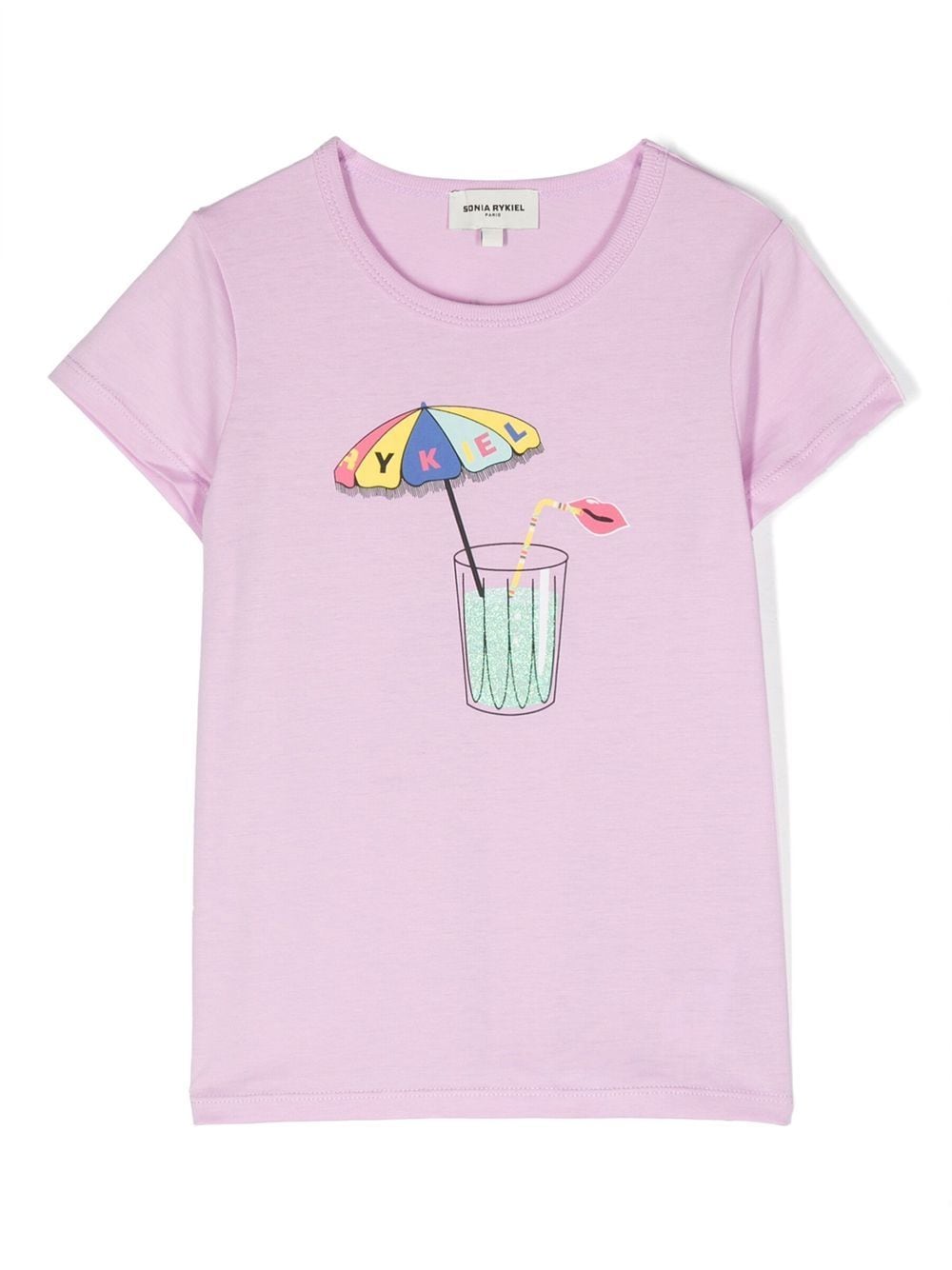 SONIA RYKIEL ENFANT graphic-print short-sleeve T-shirt - Purple von SONIA RYKIEL ENFANT