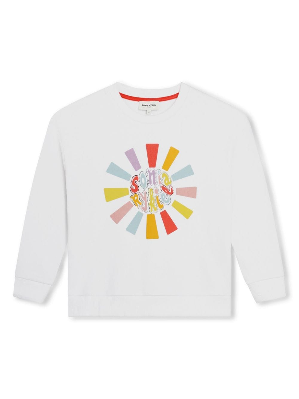 SONIA RYKIEL ENFANT logo-print cotton sweatshirt - White von SONIA RYKIEL ENFANT