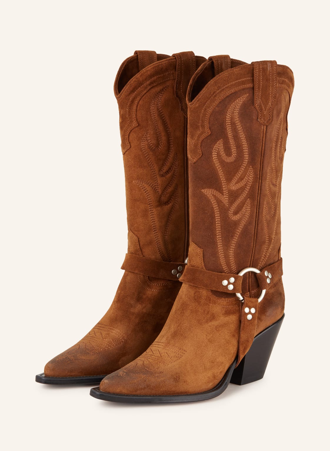 Sonora Cowboy Boots Santa Fe Belt braun von SONORA