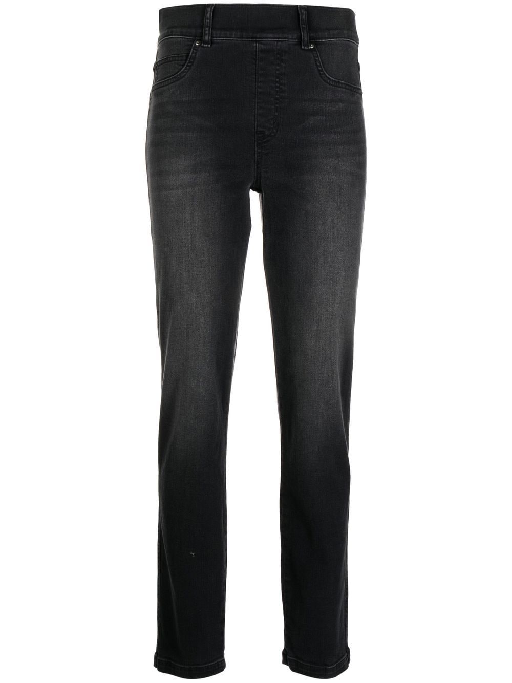 SPANX high-rise slim-cut jeans - Black von SPANX