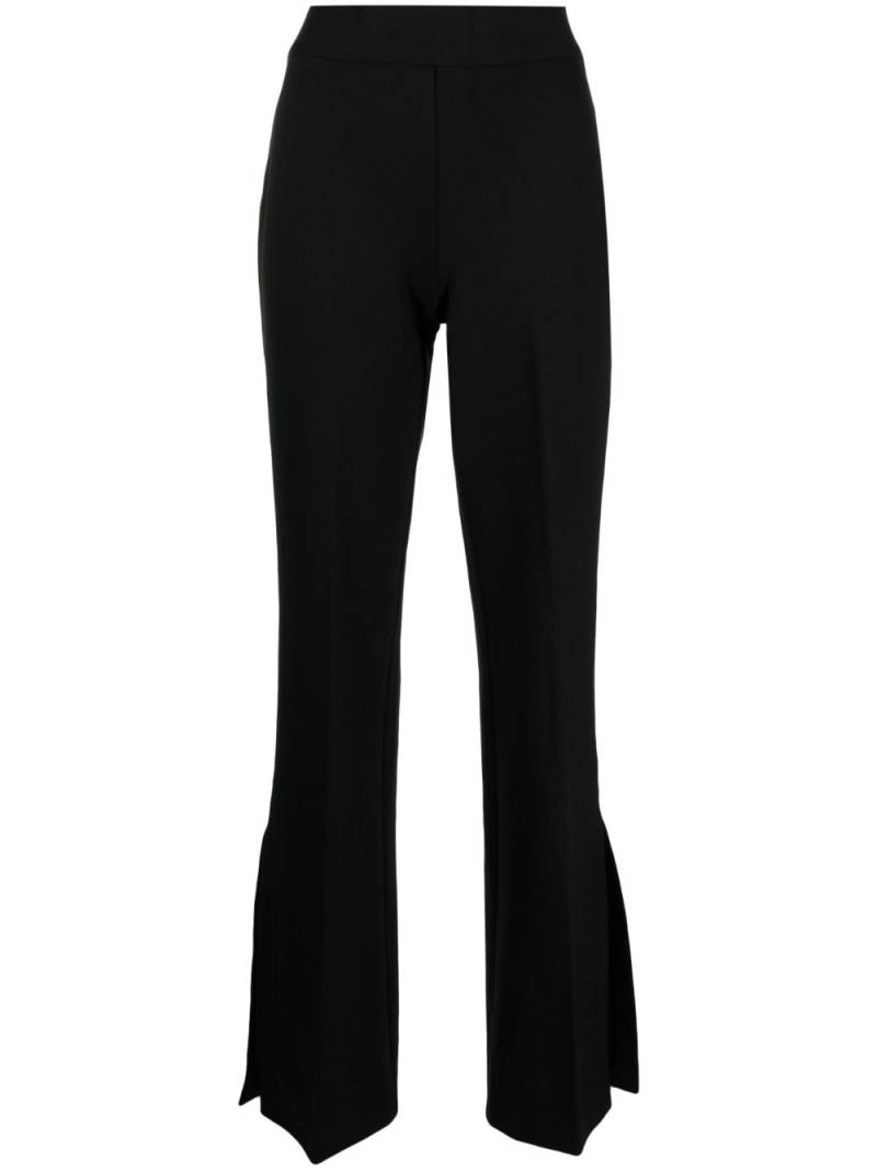 SPANX high-waisted flared slit trousers - Black von SPANX