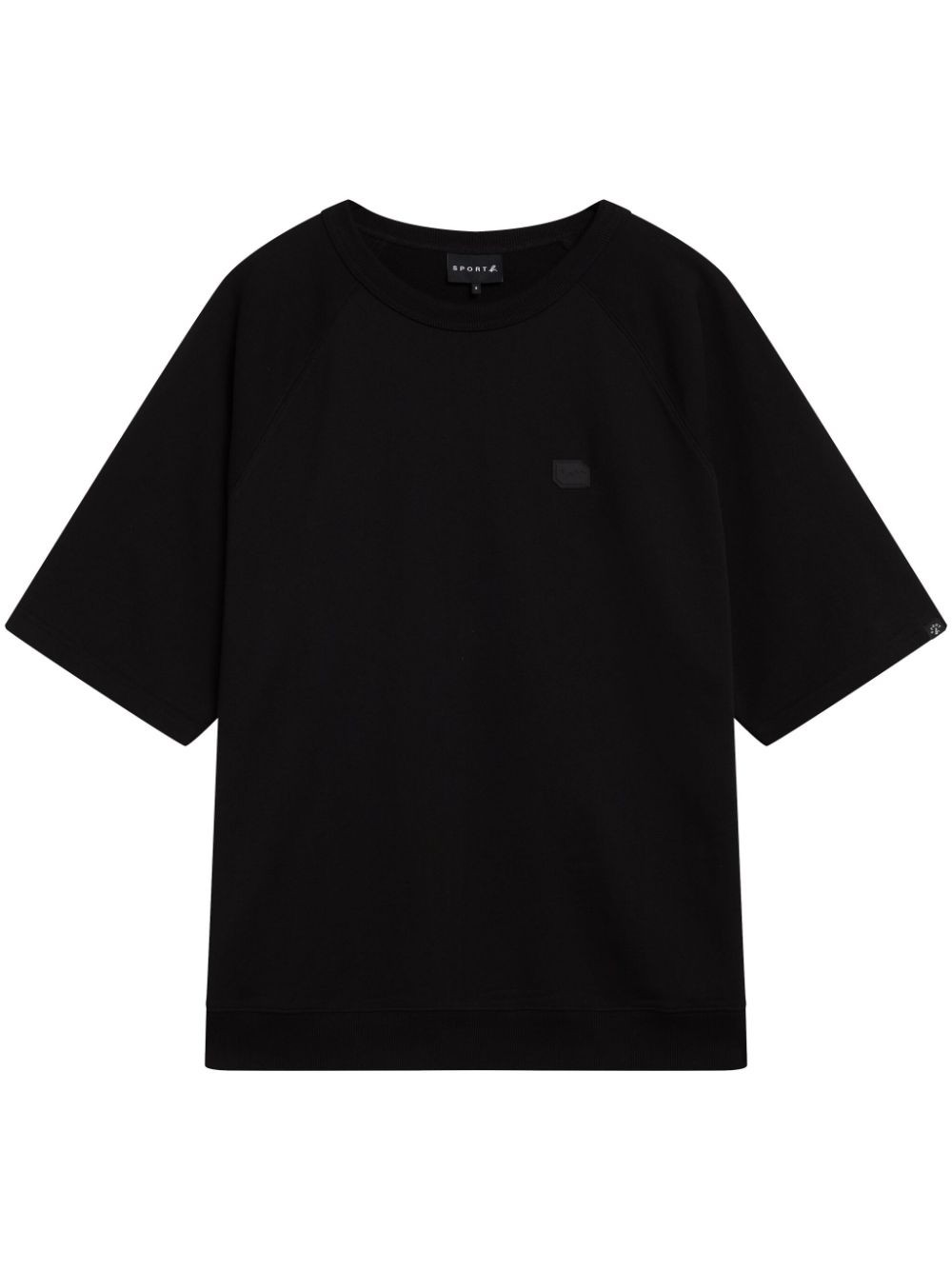 SPORT b. by agnès b. logo-appliqué cotton T-shirt - Black von SPORT b. by agnès b.