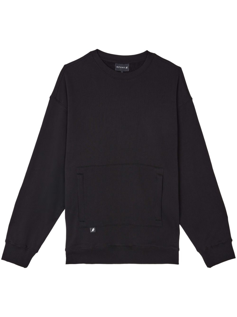 SPORT b. by agnès b. logo-patch cotton sweatshirt - Black von SPORT b. by agnès b.