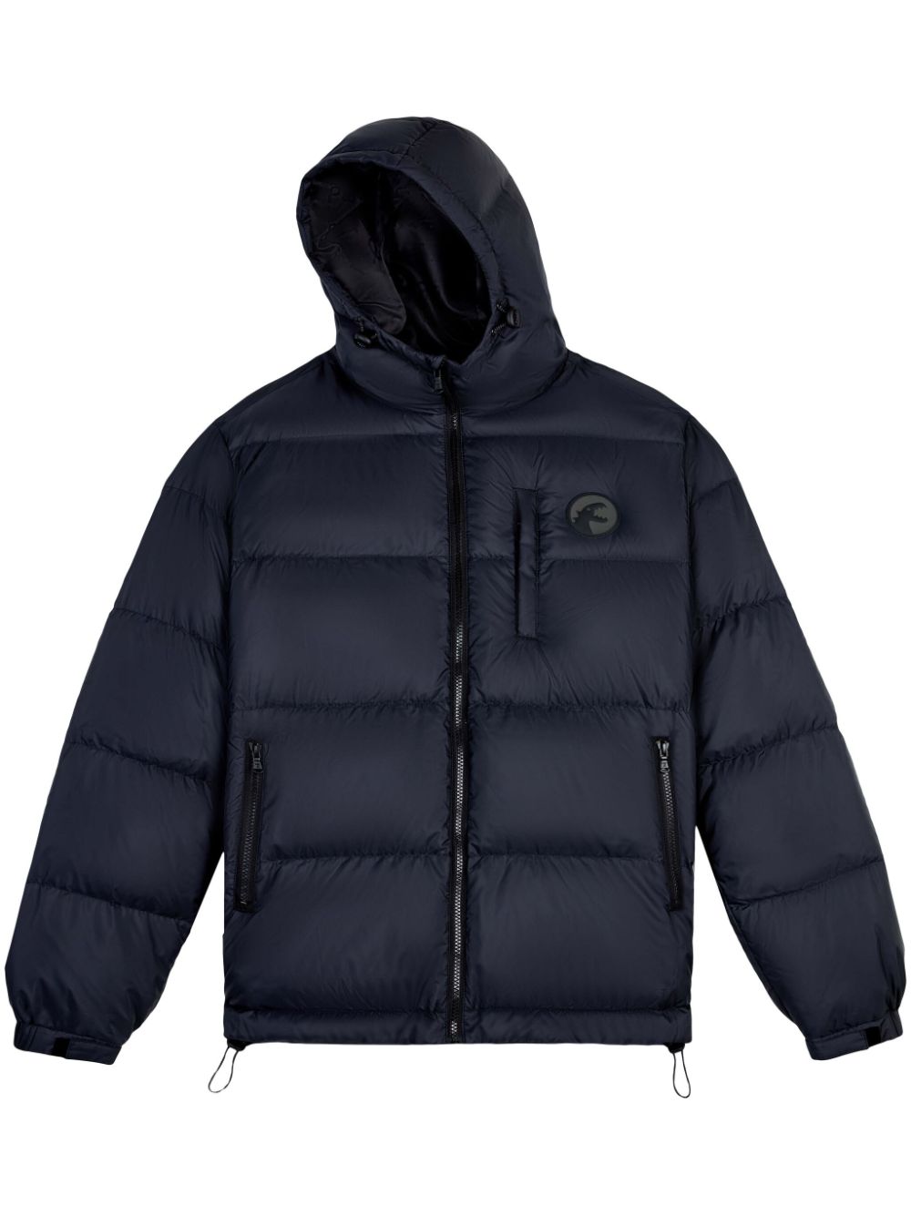 SPORT b. by agnès b. logo-patch hooded padded jacket - Black von SPORT b. by agnès b.