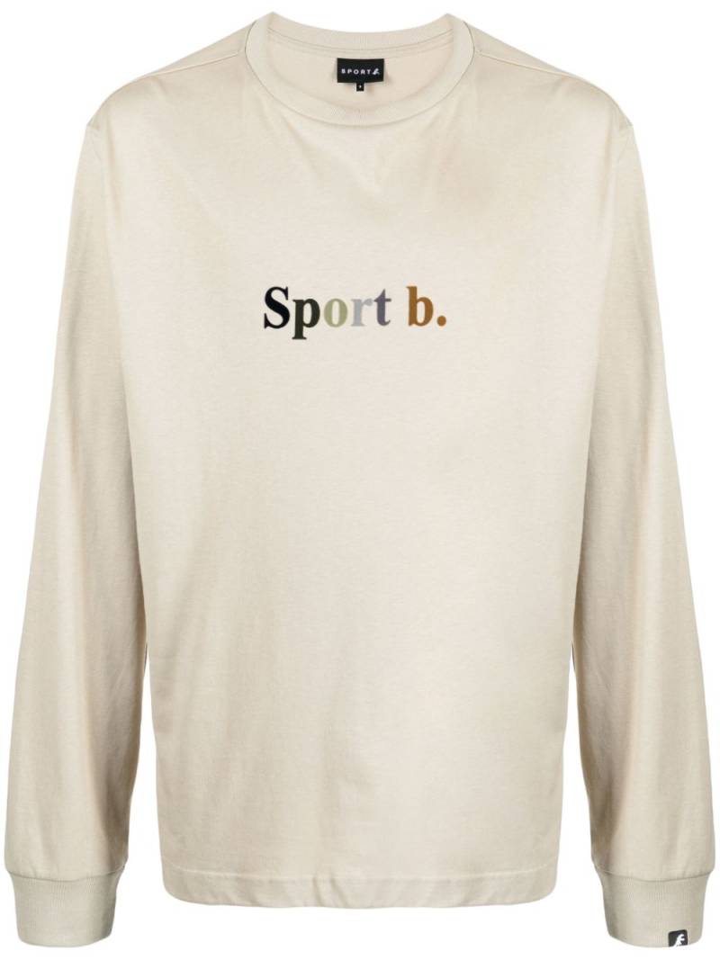 SPORT b. by agnès b. logo-print cotton T-shirt - Brown von SPORT b. by agnès b.