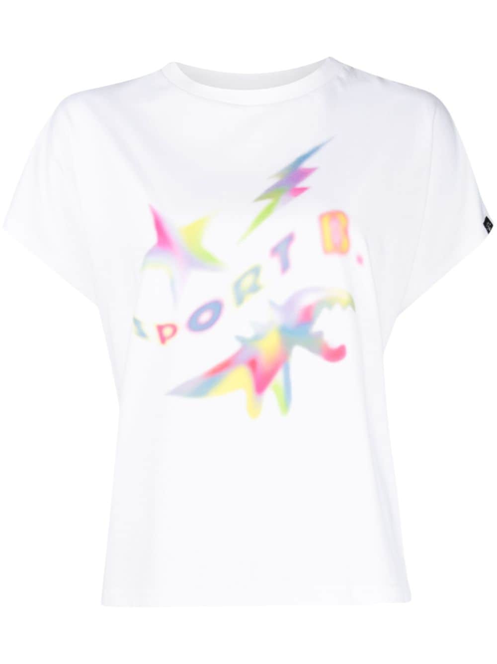 SPORT b. by agnès b. logo-print cotton T-shirt - White von SPORT b. by agnès b.