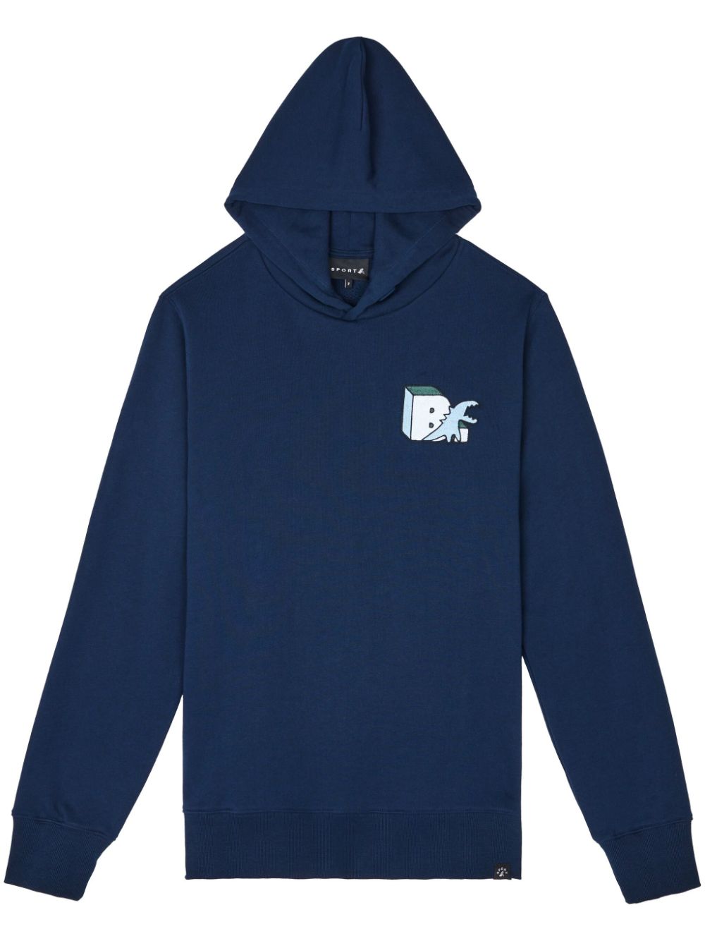 SPORT b. by agnès b. logo-print cotton hoodie - Blue von SPORT b. by agnès b.