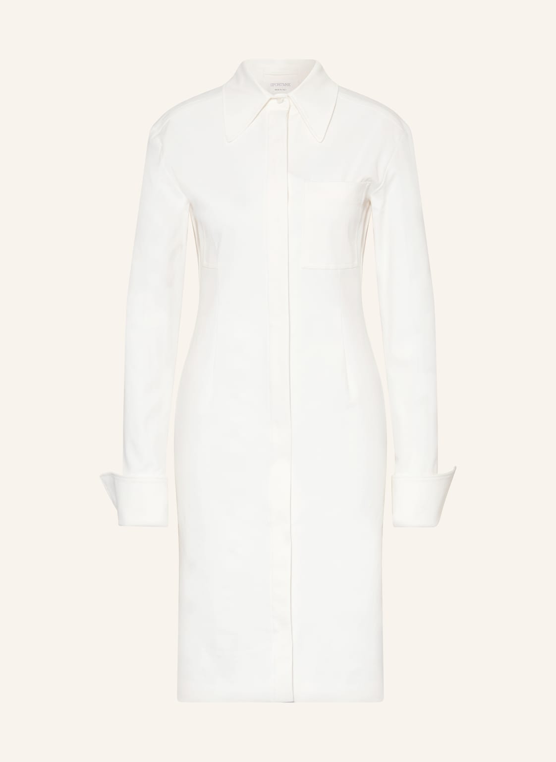 Sportmax Hemdblusenkleid Felino weiss Sportmax Hemdblusenkleid Felino weiss von SPORTMAX