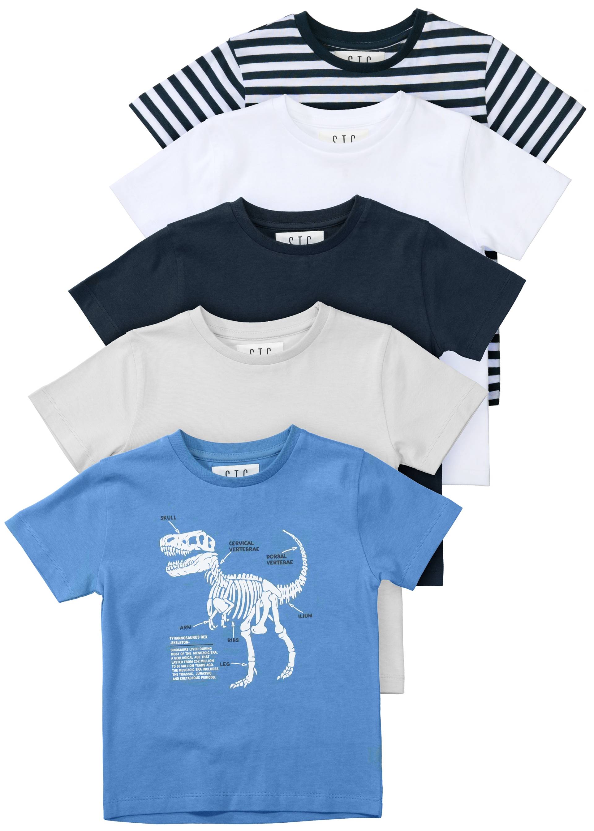 STACCATO T-Shirt »Dino«, 5-er Set STACCATO T-Shirt »Dino«, 5-er Set von STACCATO