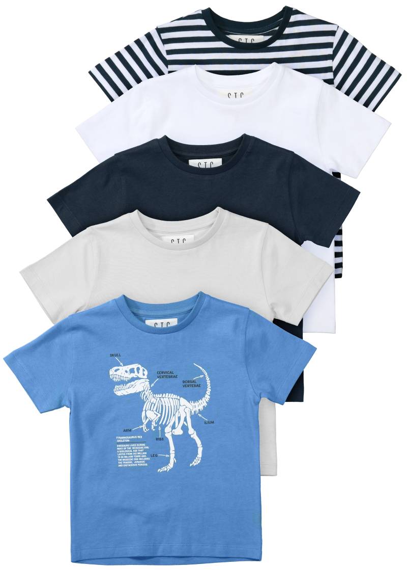 STACCATO T-Shirt »Dino«, 5-er Set von STACCATO