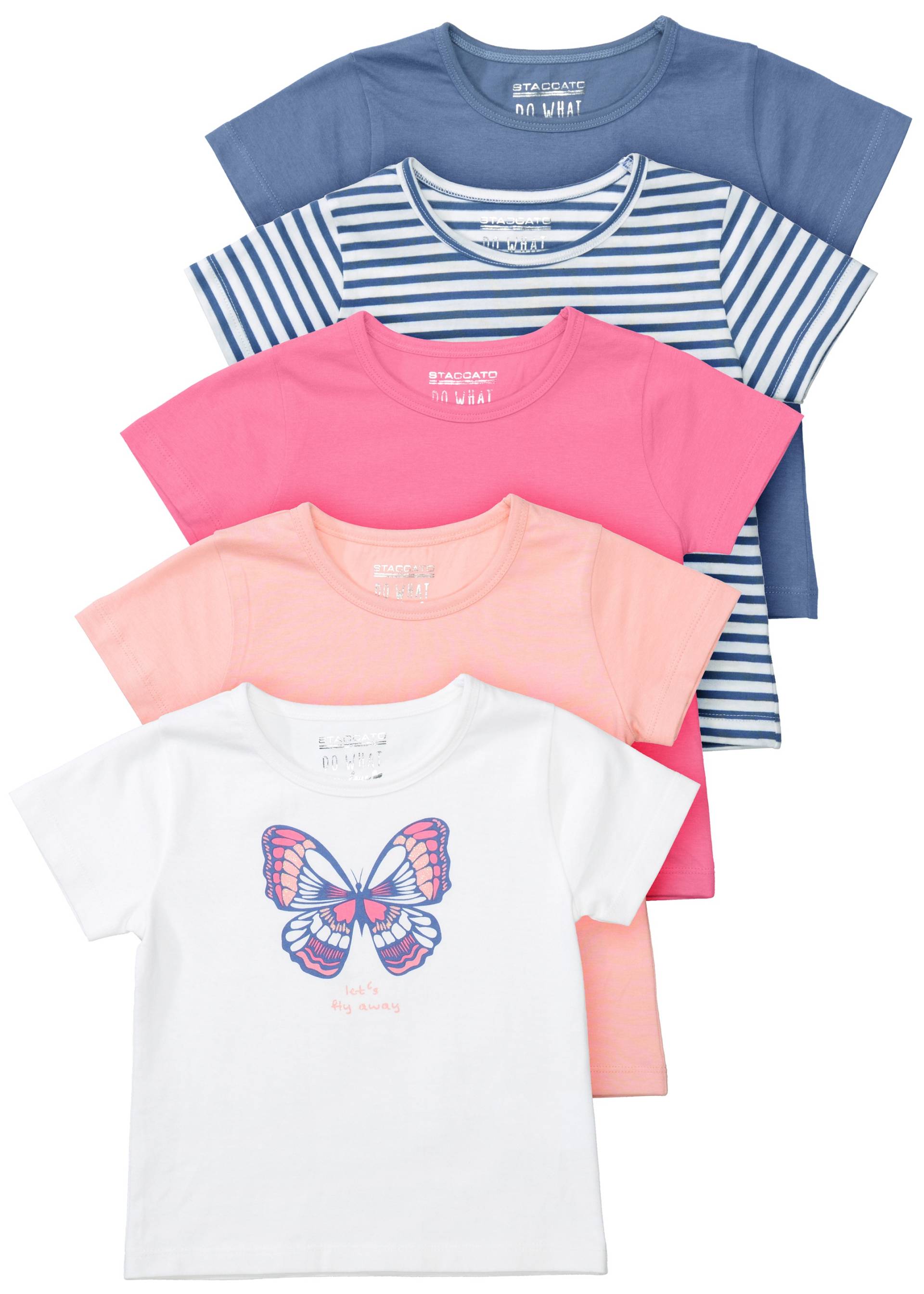 STACCATO T-Shirt »Schmetterling«, 5-er Set STACCATO T-Shirt »Schmetterling«, 5-er Set von STACCATO