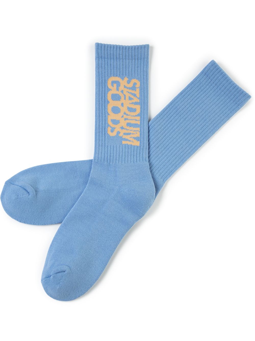 STADIUM GOODS® logo "Blue And Cream" crew socks von STADIUM GOODS®