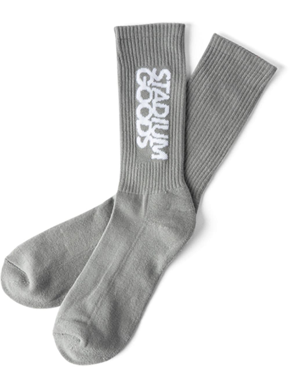 STADIUM GOODS® logo "Cool Grey" crew socks von STADIUM GOODS®