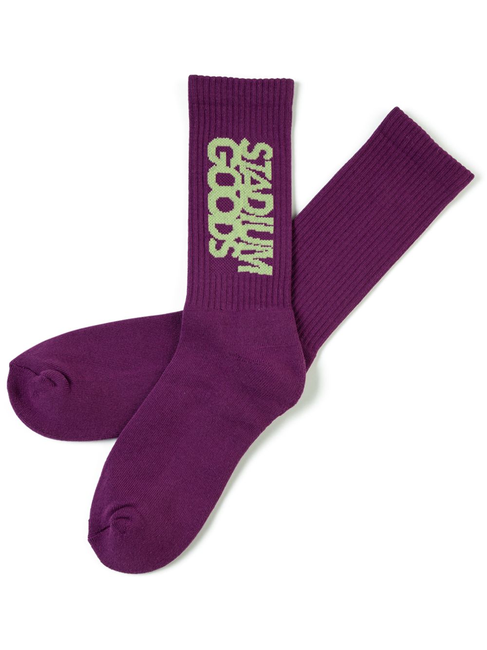 STADIUM GOODS® logo "Plum" crew socks - Purple von STADIUM GOODS®