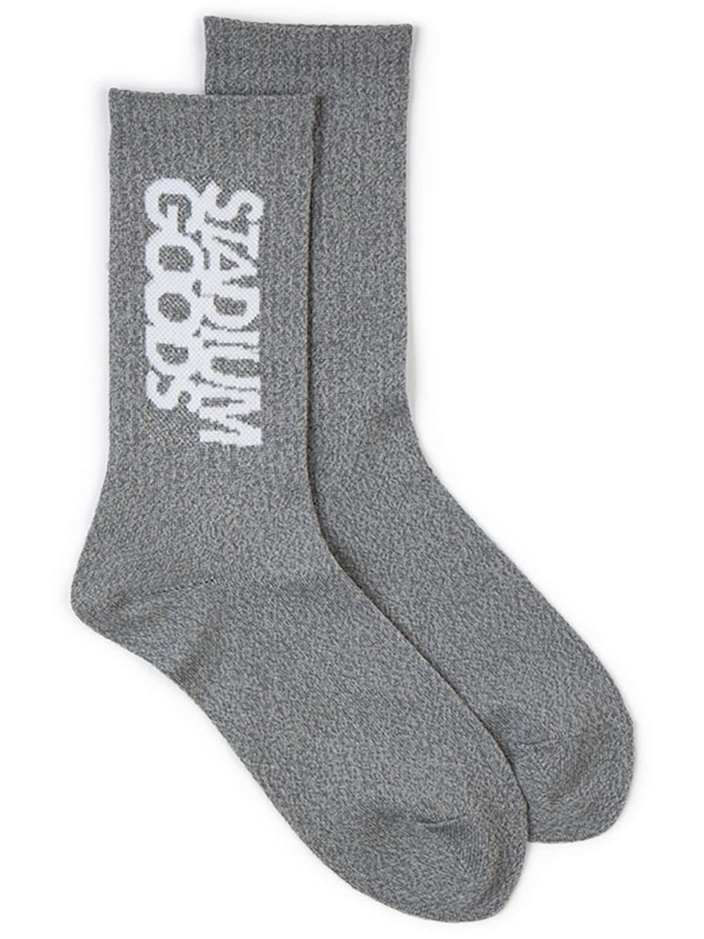 STADIUM GOODS® logo "Reflective" crew socks - Grey von STADIUM GOODS®