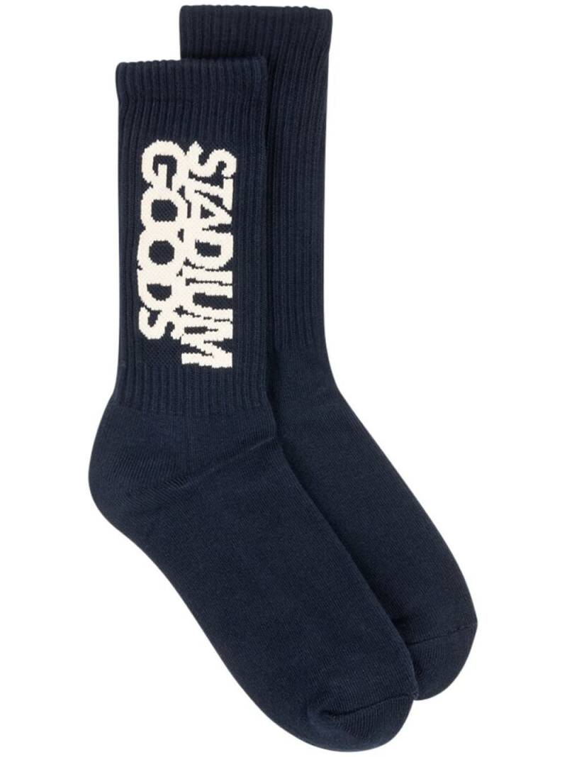 STADIUM GOODS® logo crew socks - Blue von STADIUM GOODS®