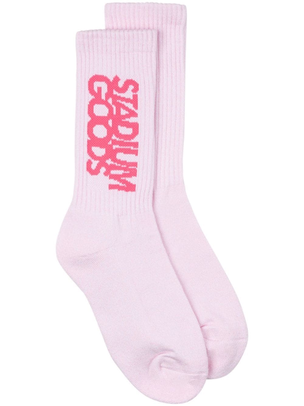 STADIUM GOODS® ribbed logo "Blizzard Pink" socks von STADIUM GOODS®