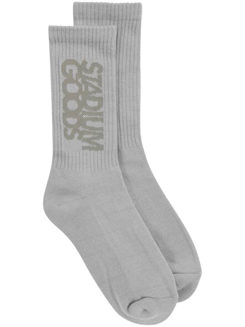 STADIUM GOODS® ribbed logo "Green Mist" socks von STADIUM GOODS®