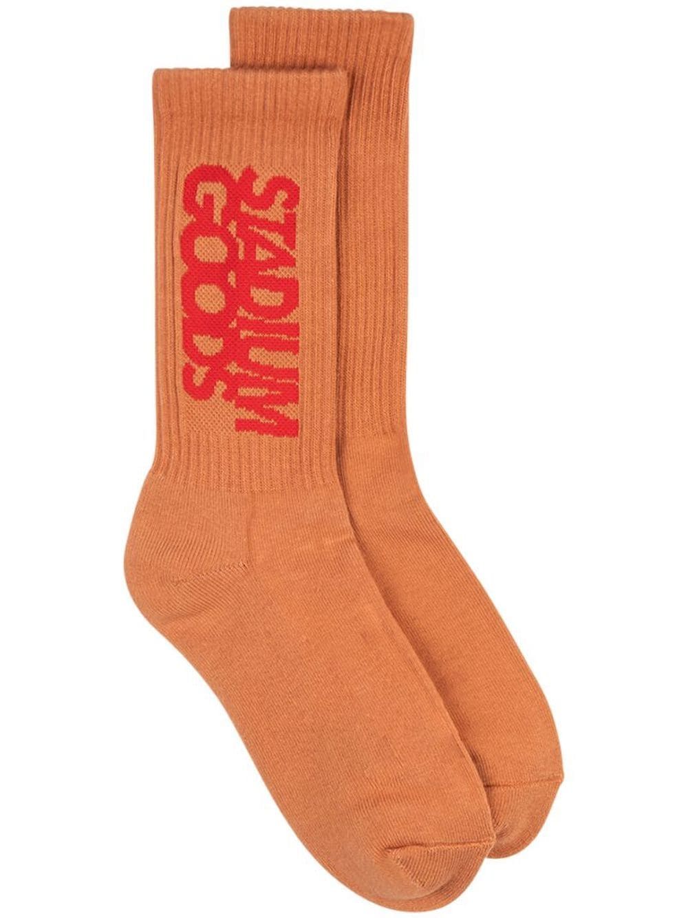 STADIUM GOODS® ribbed logo "Mesa" socks - Orange von STADIUM GOODS®