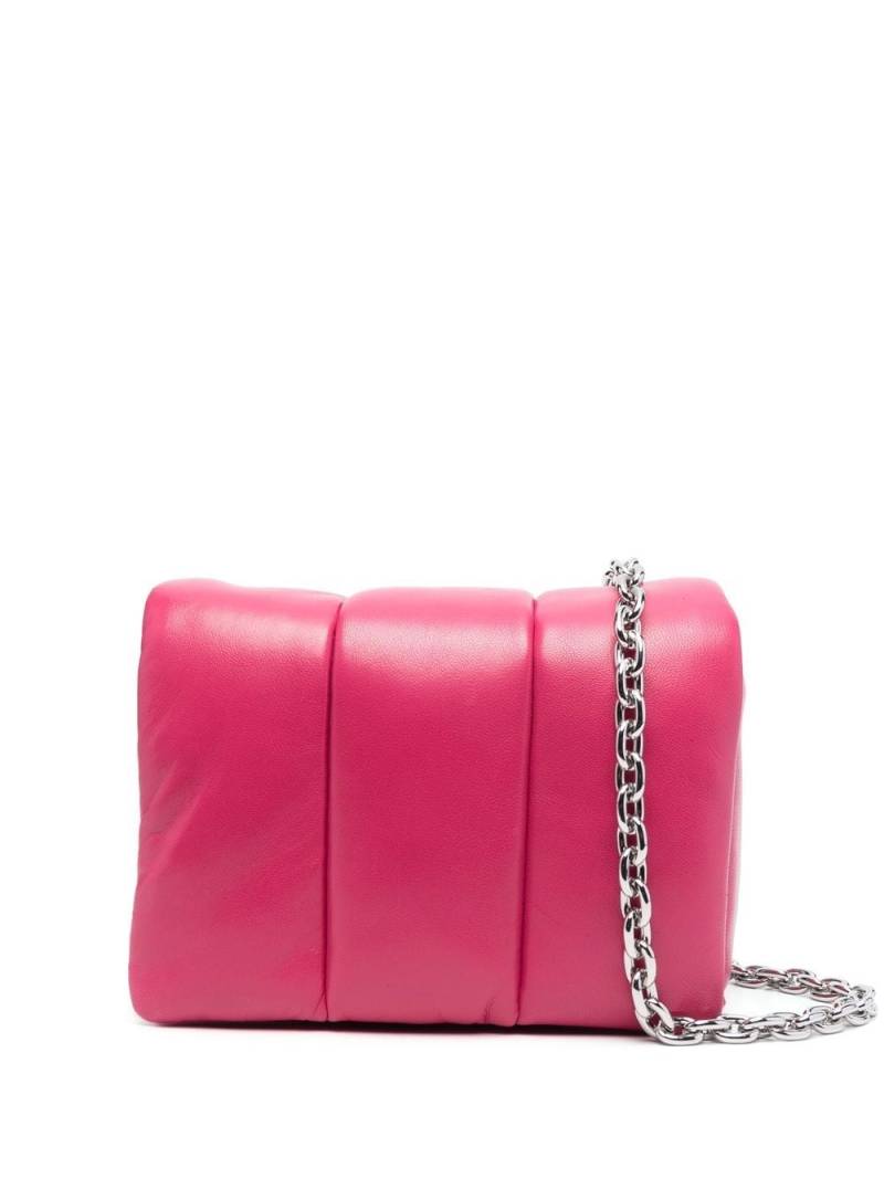 STAND STUDIO Ery Panel leather crossbody bag - Pink von STAND STUDIO