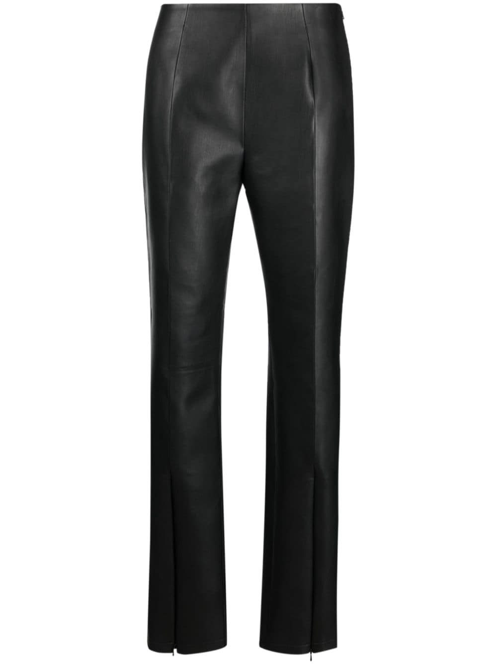 STAND STUDIO Nicolette faux-leather trousers - Black von STAND STUDIO