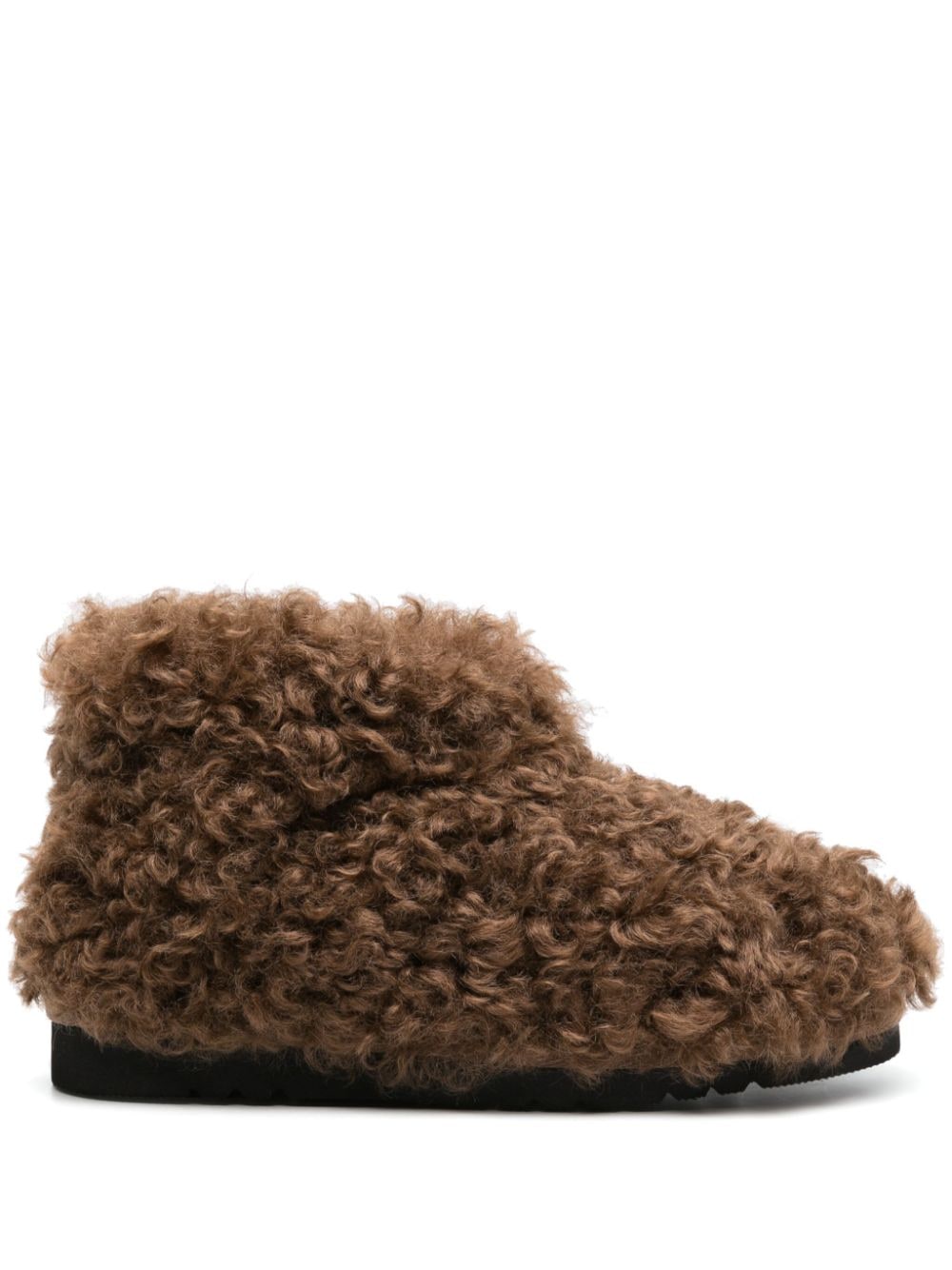 STAND STUDIO Olivia faux-shearling boots - Brown von STAND STUDIO