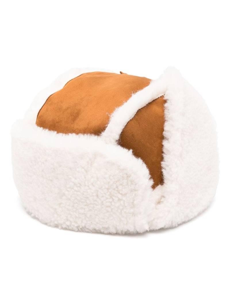 STAND STUDIO Zya shearling hat - Brown von STAND STUDIO