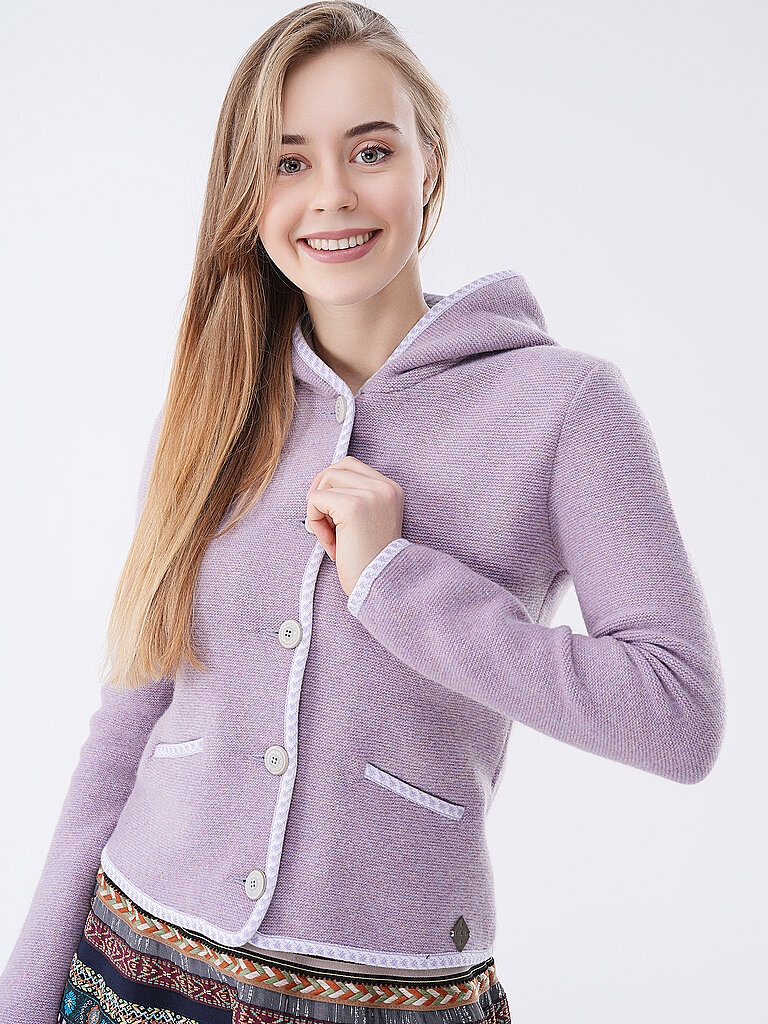 STAPF Trachtenstrickjacke MALWINE lila | L STAPF Trachtenstrickjacke MALWINE lila | L von STAPF