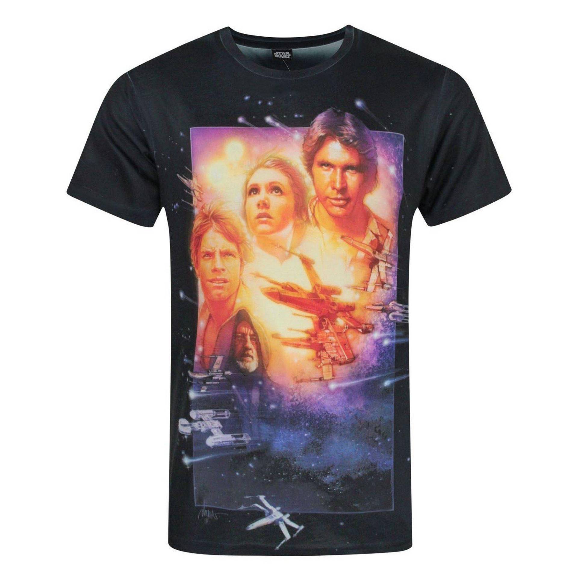 A New Hope Sublimation Tshirt Herren Multicolor XL von STAR WARS