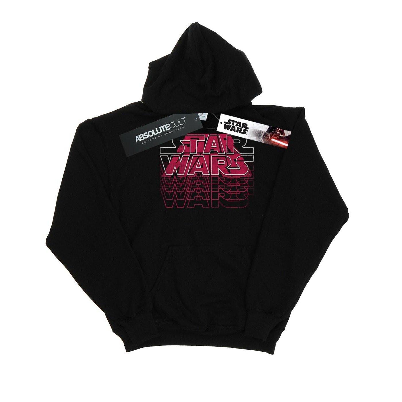 Blended Logos Kapuzenpullover Jungen Schwarz 152-158 von STAR WARS