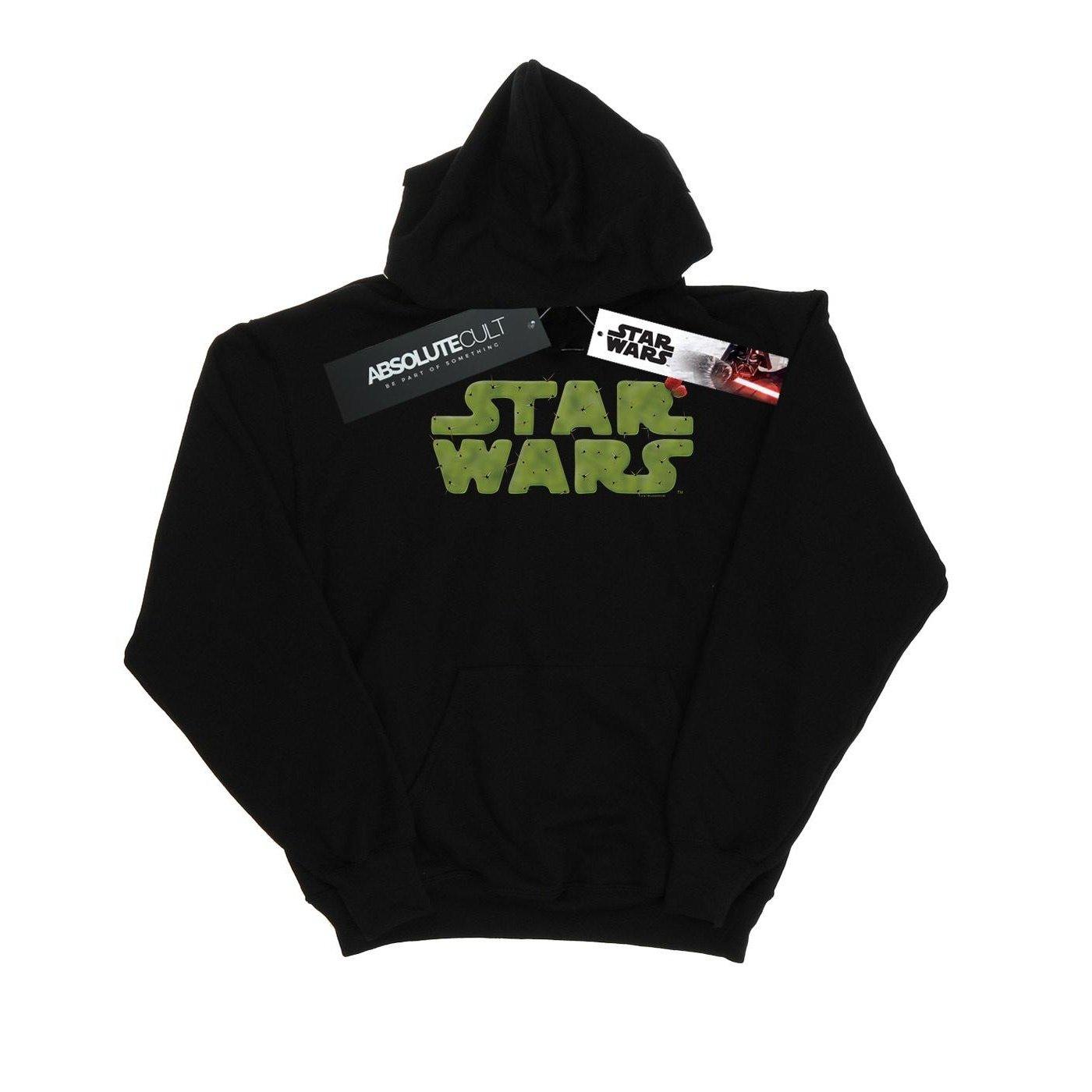 Cactus Logo Kapuzenpullover Damen Schwarz M von STAR WARS