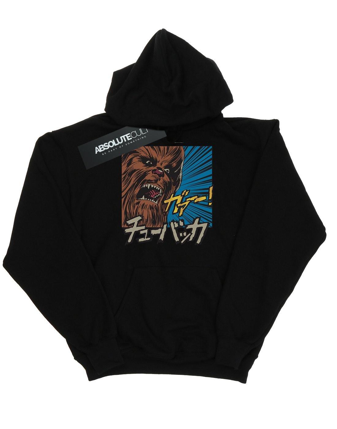 Chewbacca Roar Pop Art Kapuzenpullover Herren Schwarz M von STAR WARS