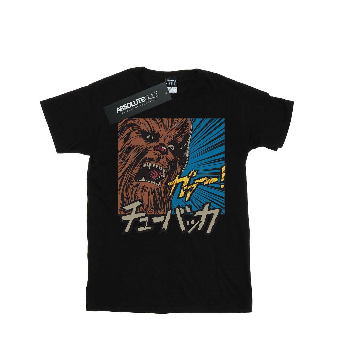 Chewbacca Roar Pop Art Tshirt Herren Schwarz M von STAR WARS