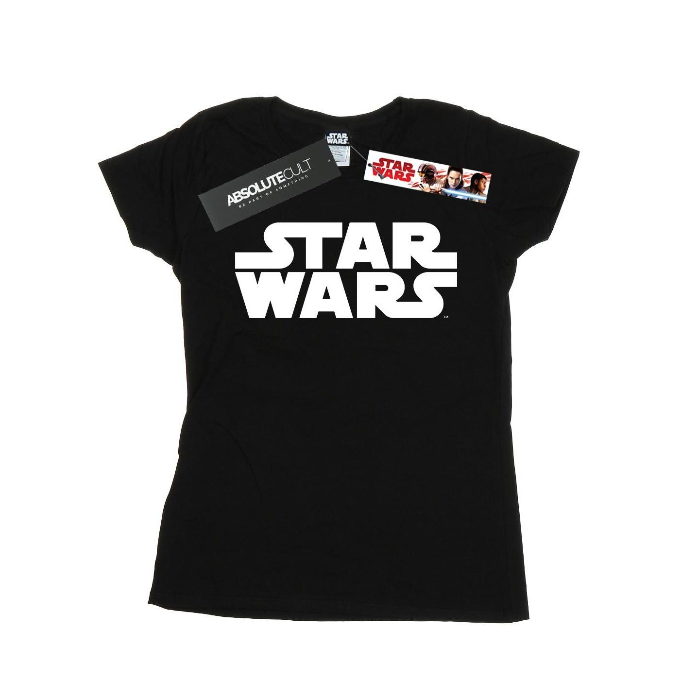 Classic Logo Tshirt Damen Schwarz XXL von STAR WARS