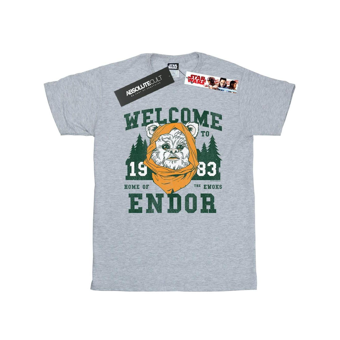 Endor Camp Tshirt Damen Grau 3XL von STAR WARS