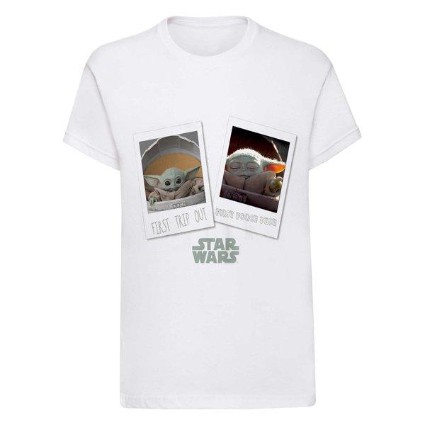 First Trip Out Tshirt Jungen Weiss 104 von STAR WARS