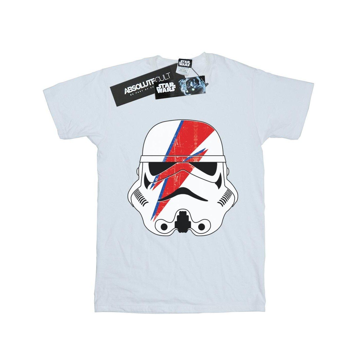 Glam Tshirt Jungen Weiss 128 von STAR WARS