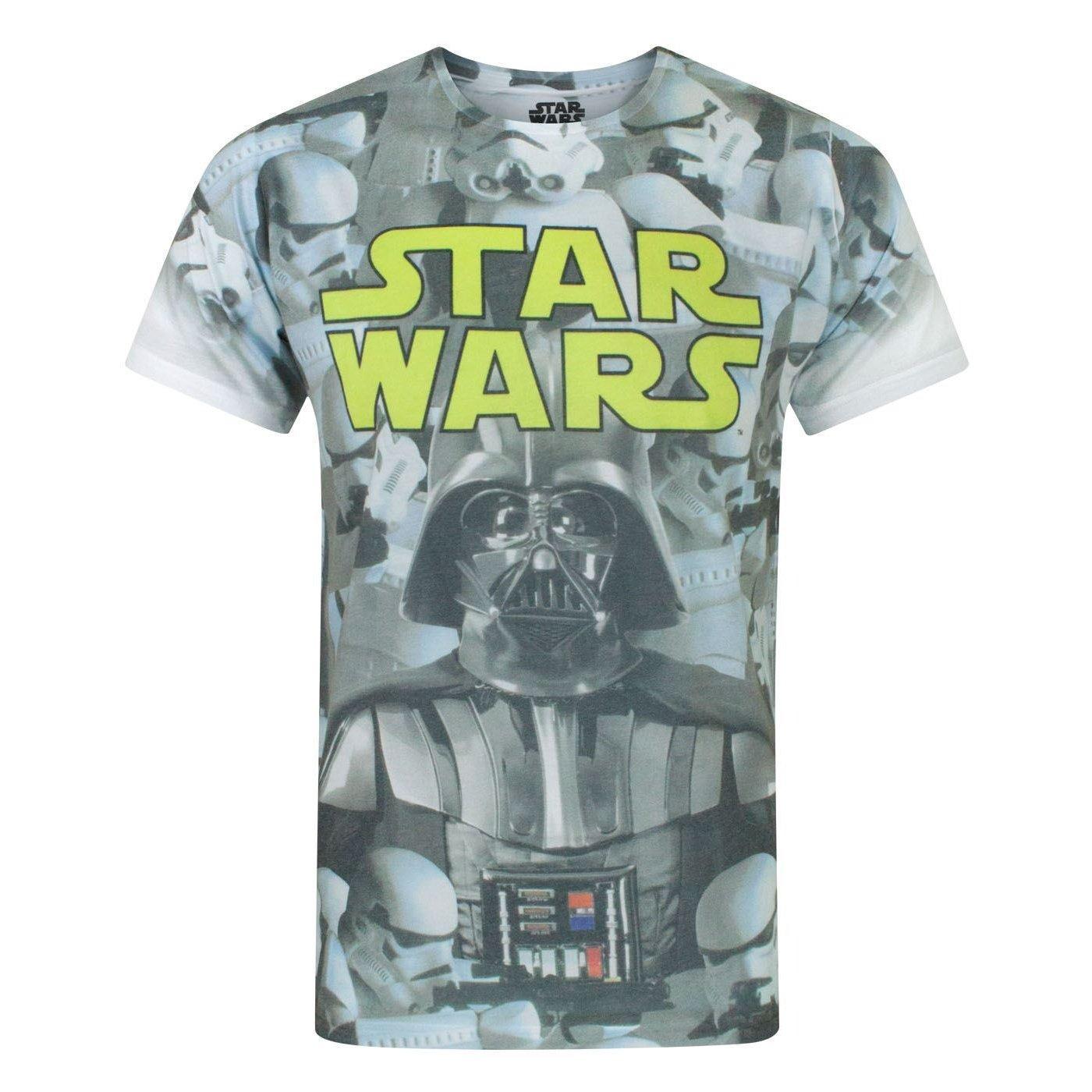 Imperial Photo Montage Tshirt Herren Multicolor L von STAR WARS