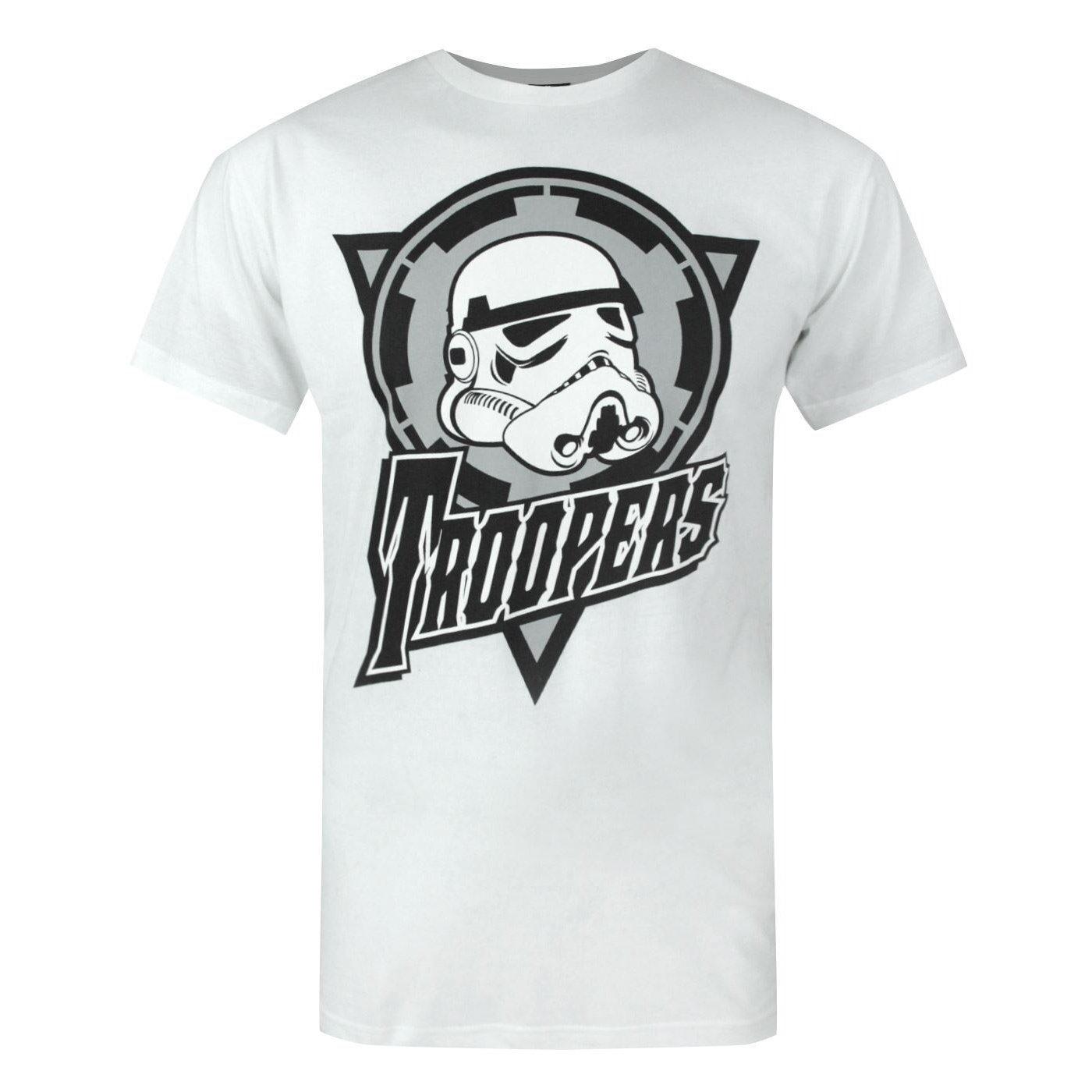 Imperial Trooper Tshirt Herren Weiss S von STAR WARS