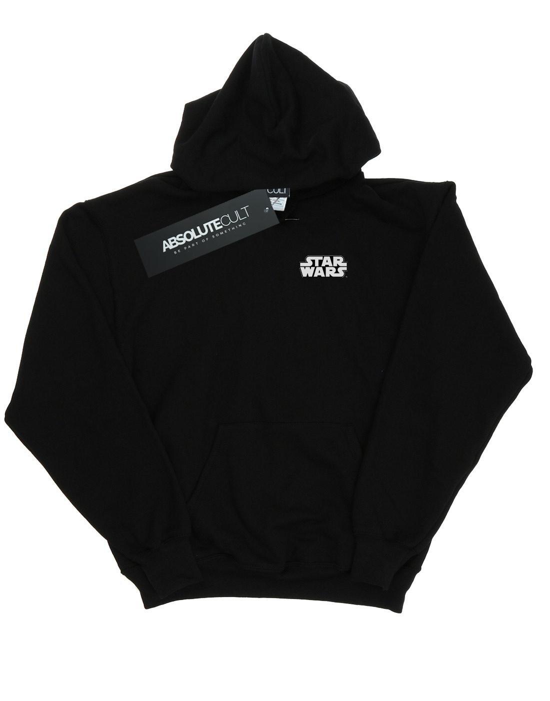 Logo Badge Kapuzenpullover Herren Schwarz M von STAR WARS