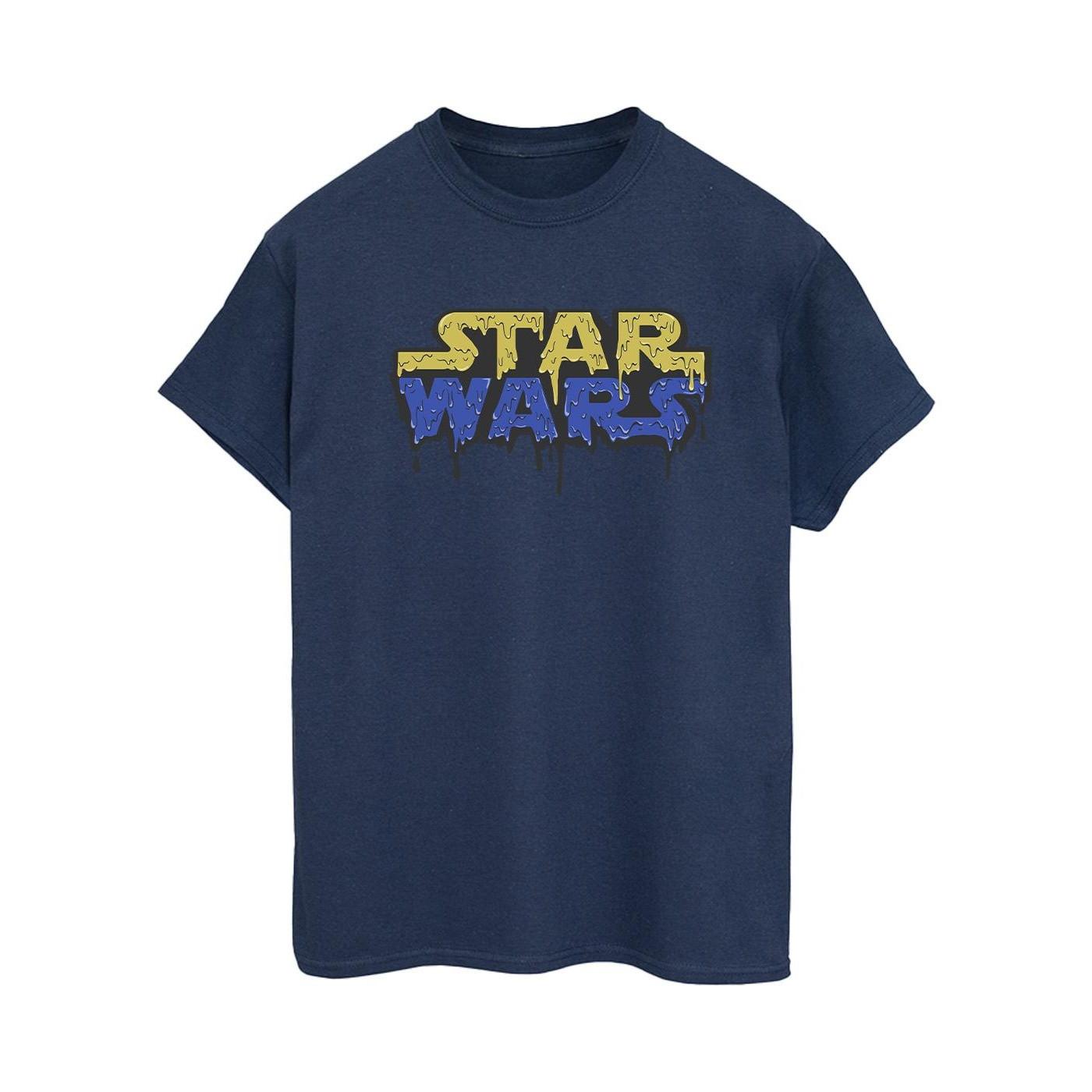 Logo Jelly Tshirt Damen Marine 3XL von STAR WARS