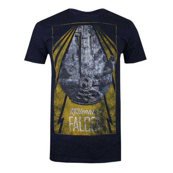 Millennium Falcon Tshirt Herren Marine S von STAR WARS