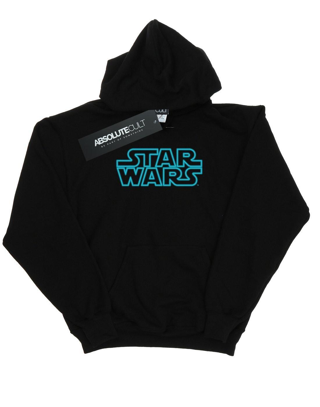 Neon Sign Logo Kapuzenpullover Herren Schwarz XL von STAR WARS