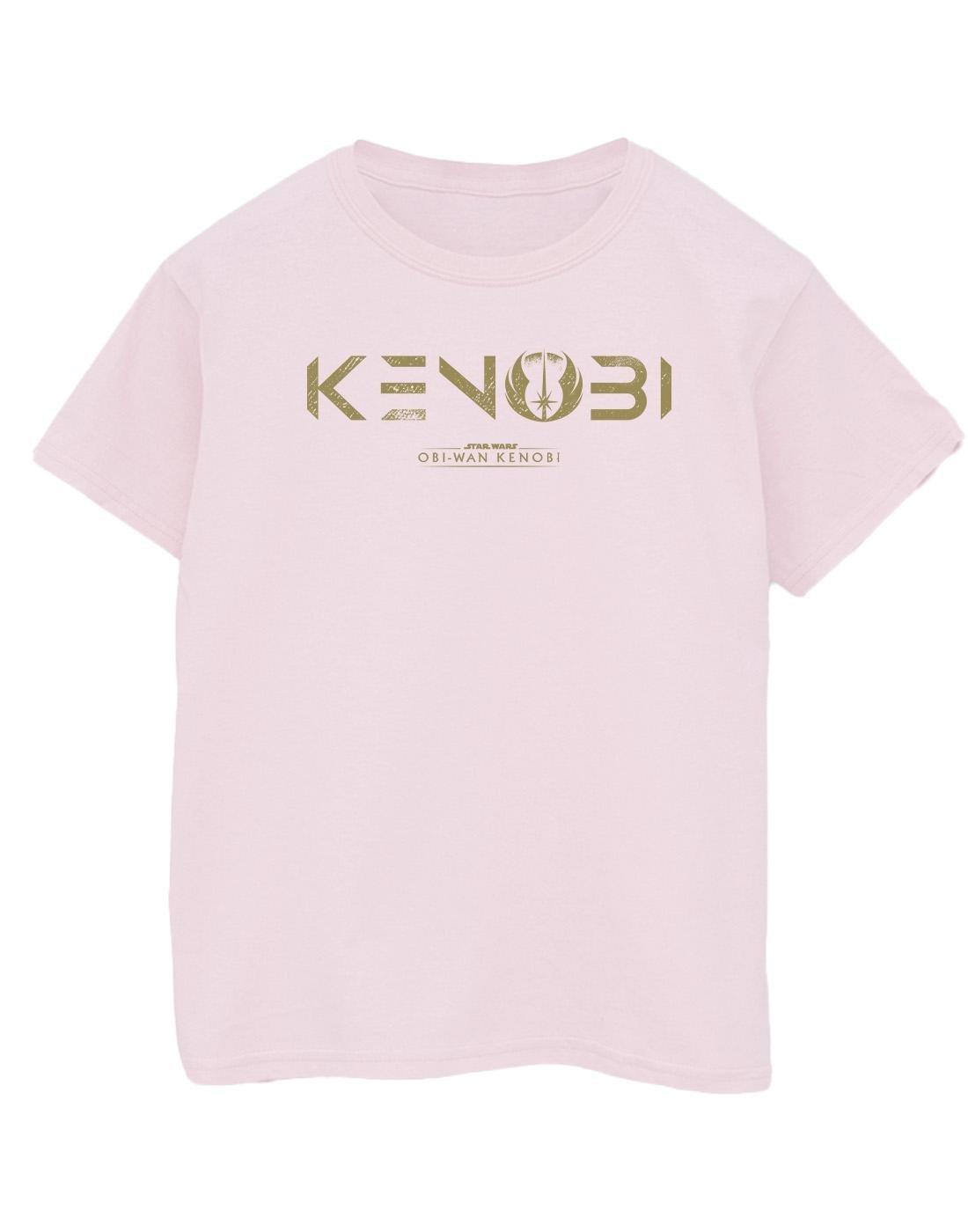 Obiwan Kenobi Logo Tshirt Damen Pink L von STAR WARS